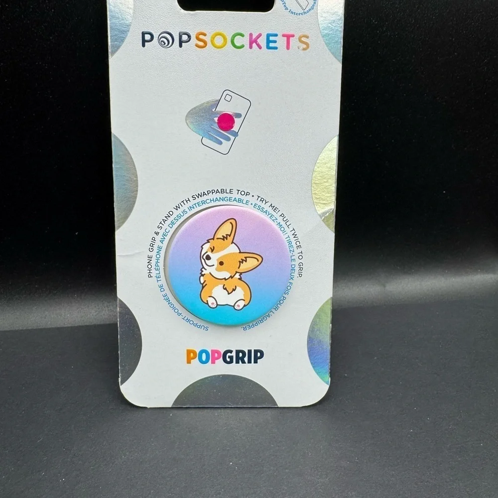 5/$25 PopSocket Corgi Phone Grip - Multicolor